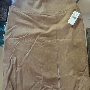 Banana 🍌 Republic Brown cream beige Skirt size zero 0 NWT New tags